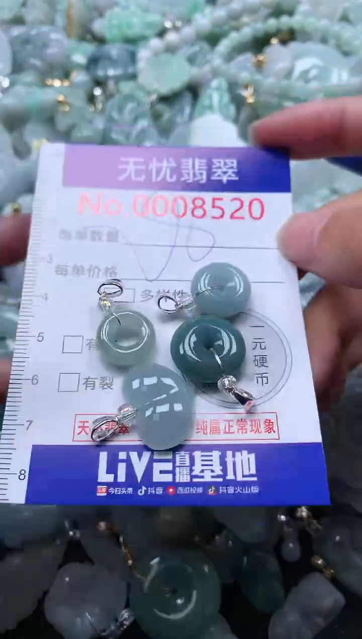 颈饰未镶嵌翡翠8520