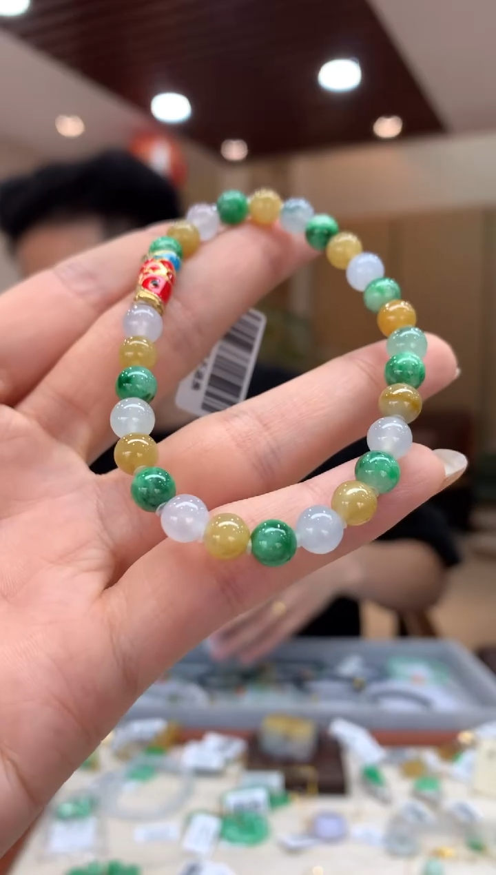 未镶嵌手串翡翠手串