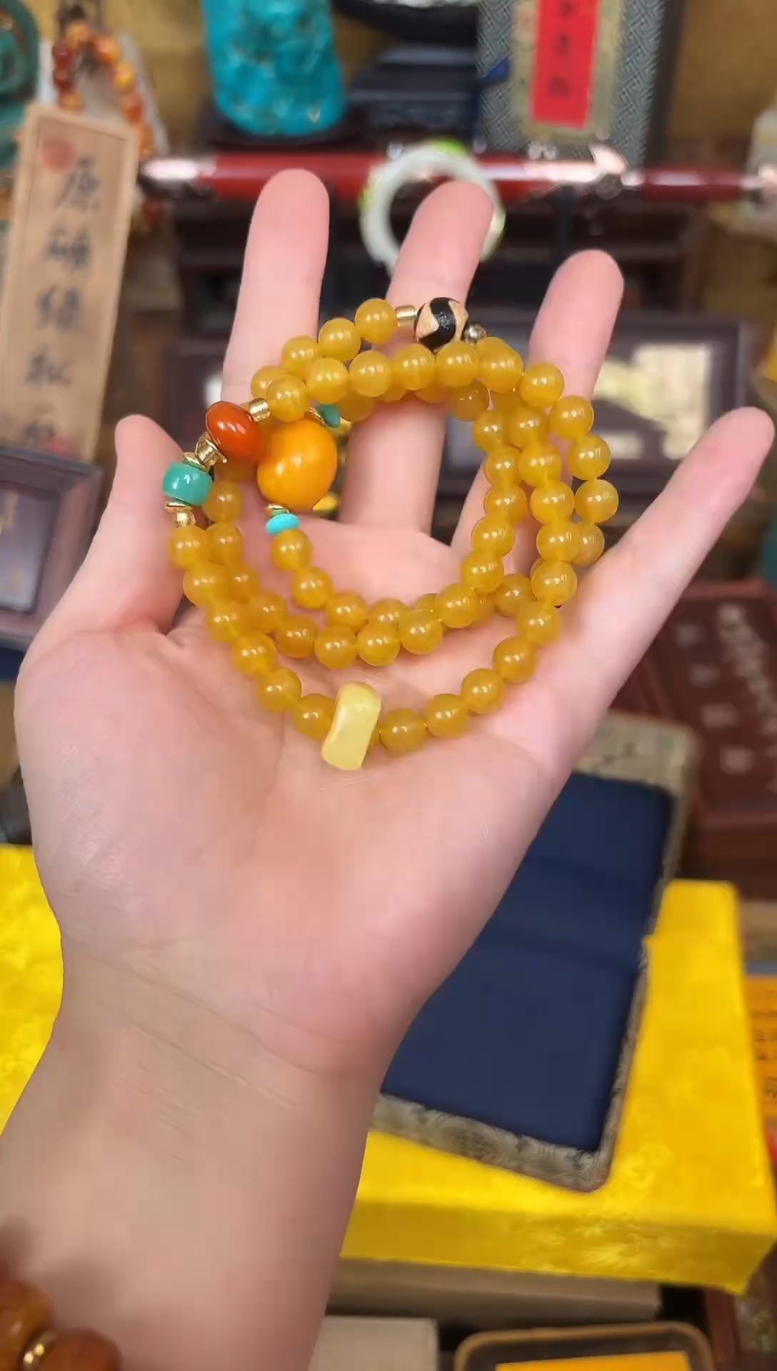 未镶嵌蜜蜡手链49业业业业业业业业