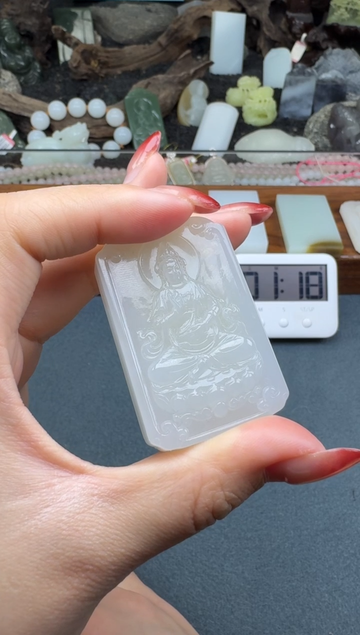 和田玉未镶嵌颈饰垚垚