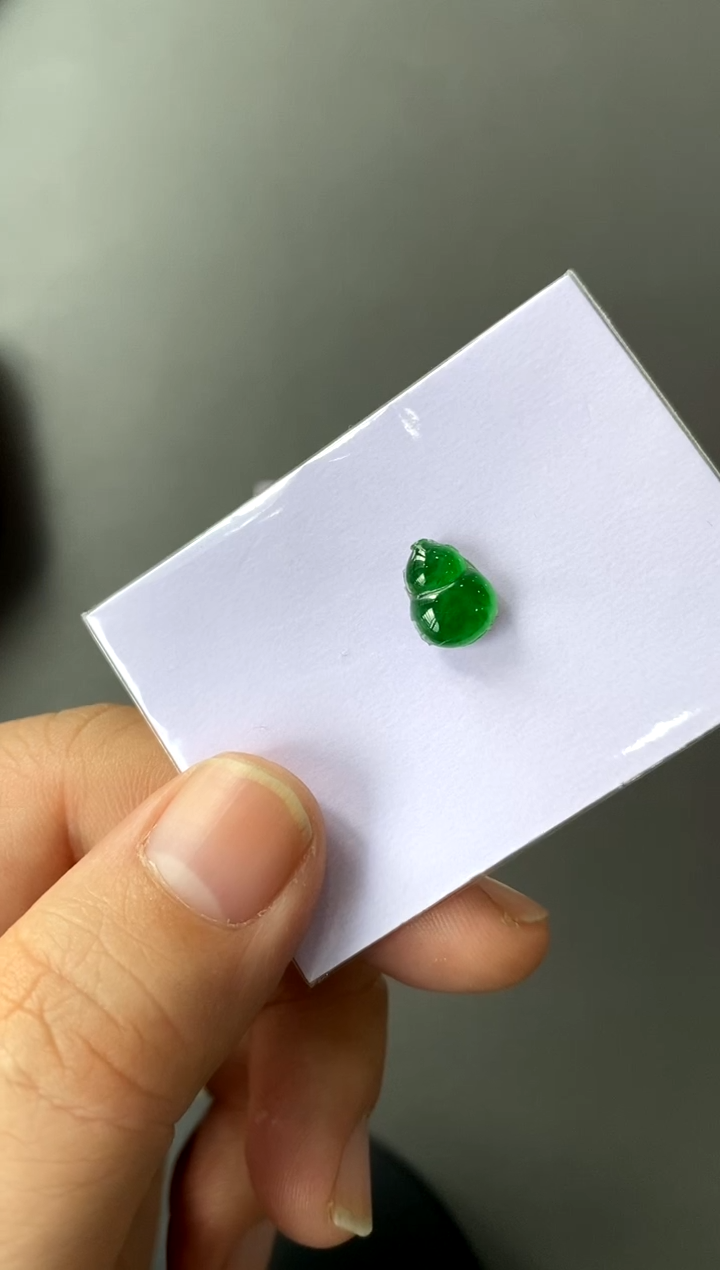 【闪购商品】定制翡翠未镶嵌葫芦 补