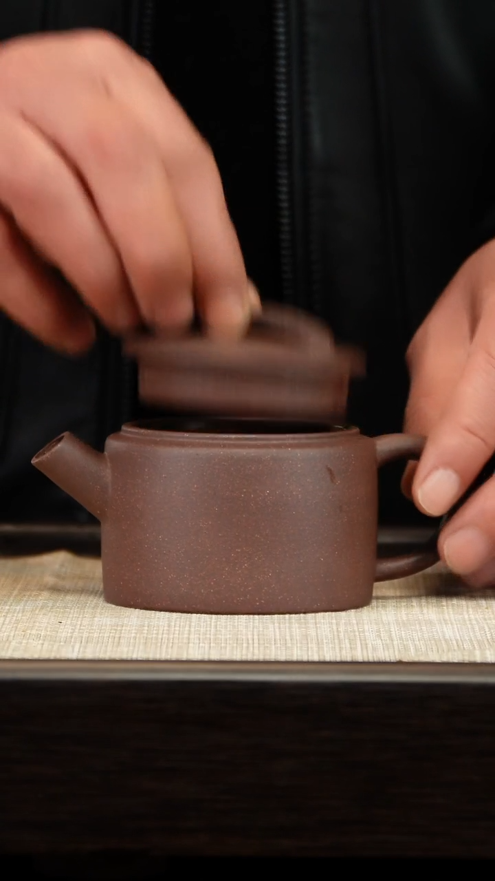 茶壶紫砂紫泥瓦当