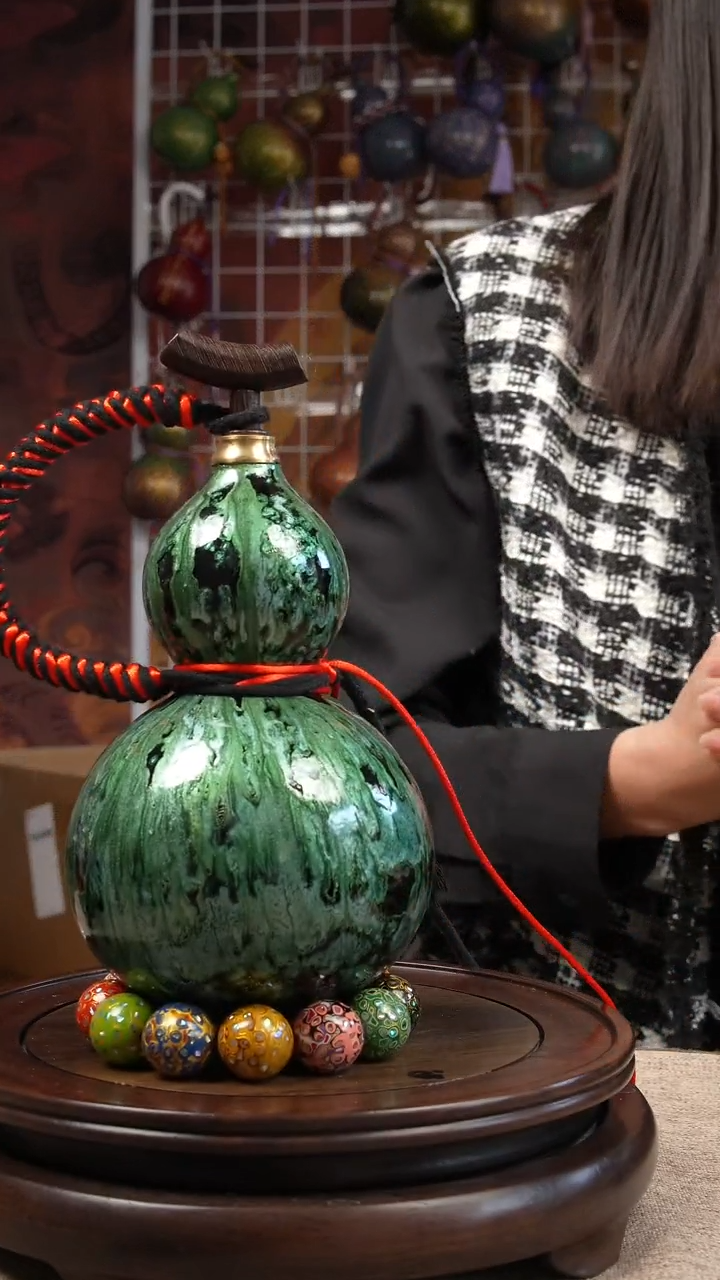 【闪购商品】188号  大漆酒葫芦一物一图