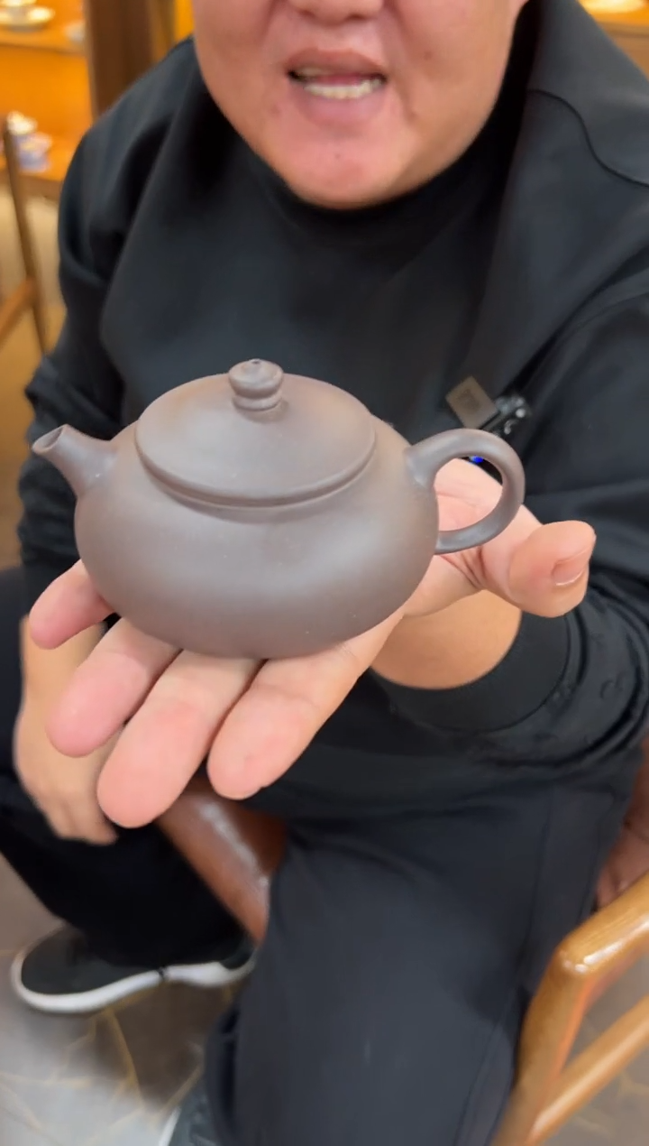 【闪购商品】紫砂茶壶【头哥手工壶】寒江天青泥