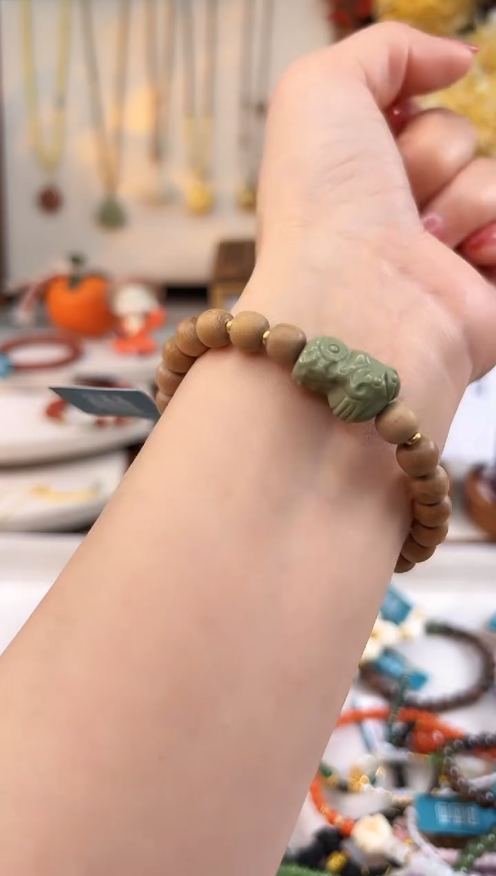 【闪购商品】檀香木无事牌@@B921R014040