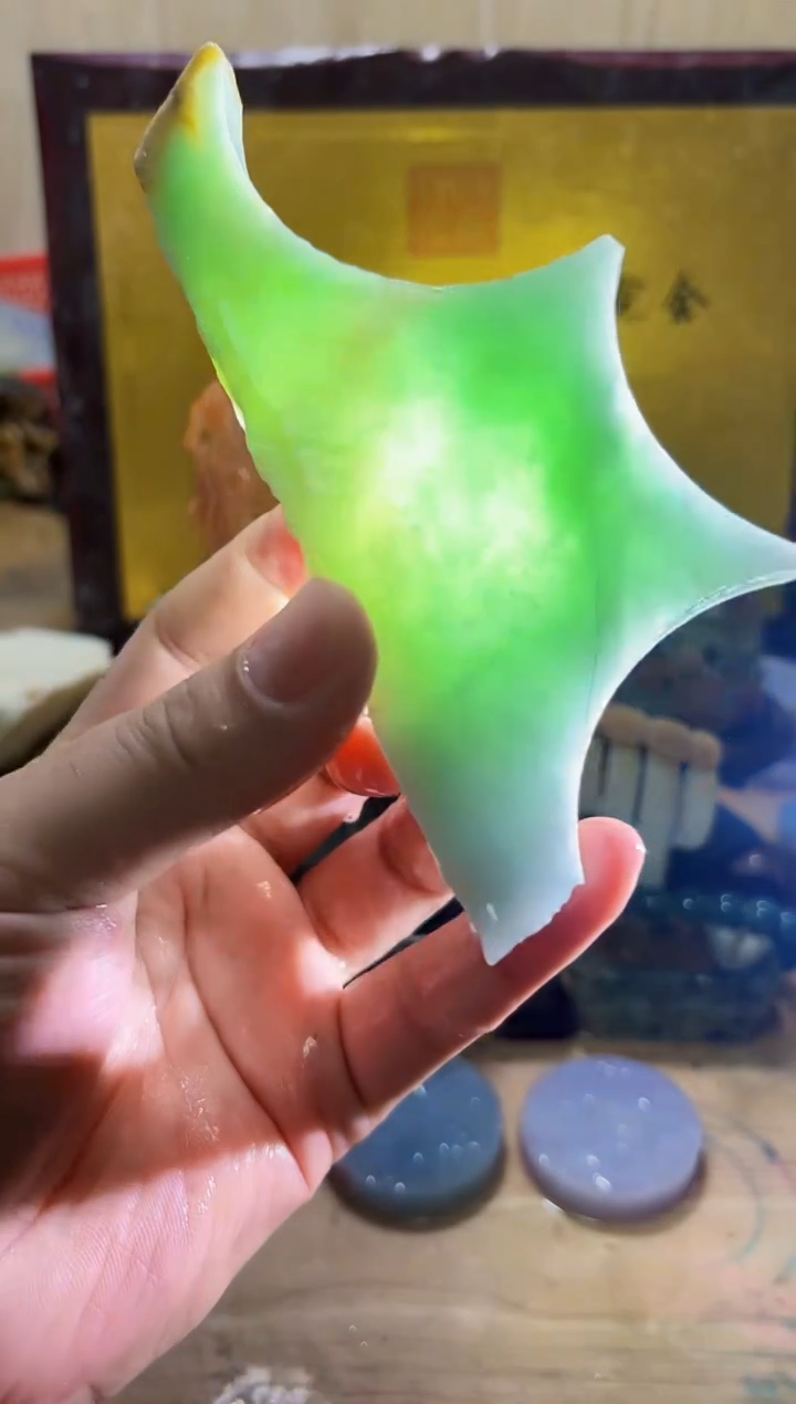 未镶嵌挂件翡翠A货常星7304