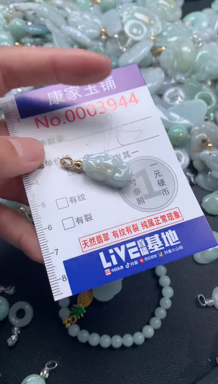 颈饰未镶嵌翡翠3944