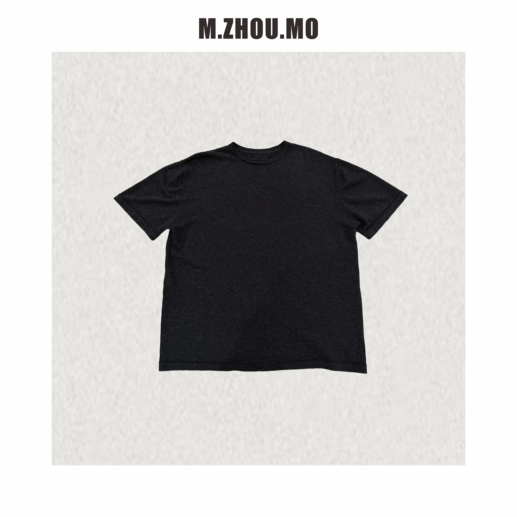M.ZHOU.MO  羊毛针织短袖 极简 超柔软舒适慵懒百搭