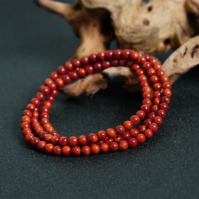 【老爸评测专属】南红佛珠5+ AL101415