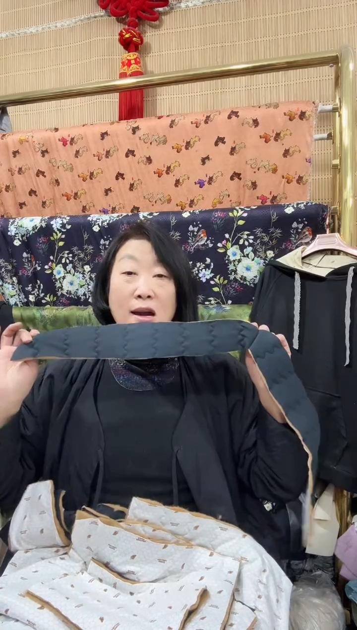 石墨烯男款黑蓝色棉上衣裁片一件大码