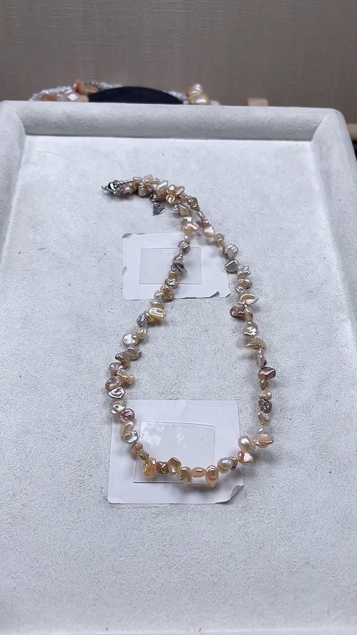 未镶嵌项链淡水珍珠【纯恬饰品】