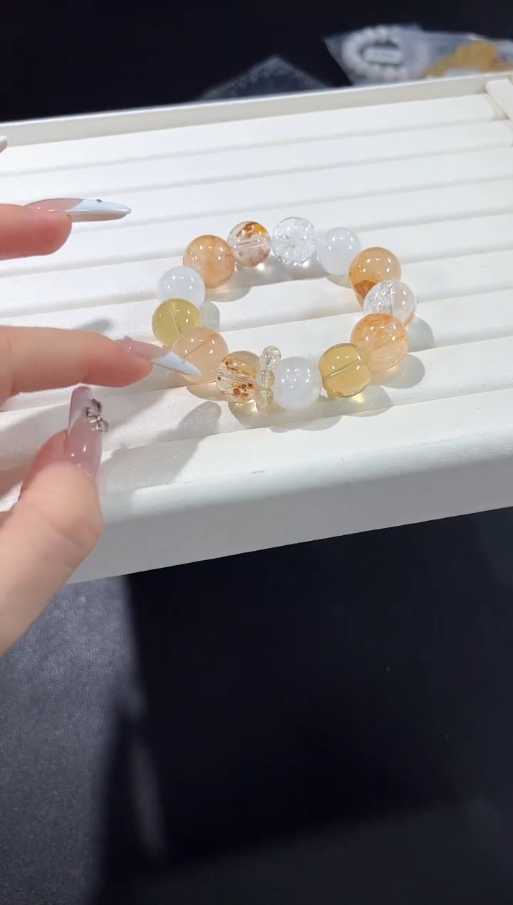 未镶嵌手串水晶59b多样性发其一【1条】默认微瑕
