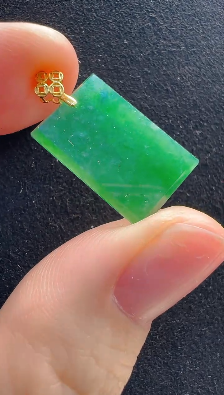 【闪购商品】翡翠吊坠(不含链)18K金镶嵌多样性发货拍一发一