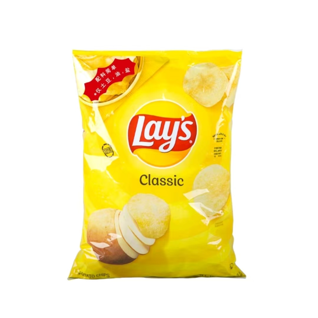 Lay’s/乐事美国进口原味薯片薯片大包零食家庭装吃东西425.2g