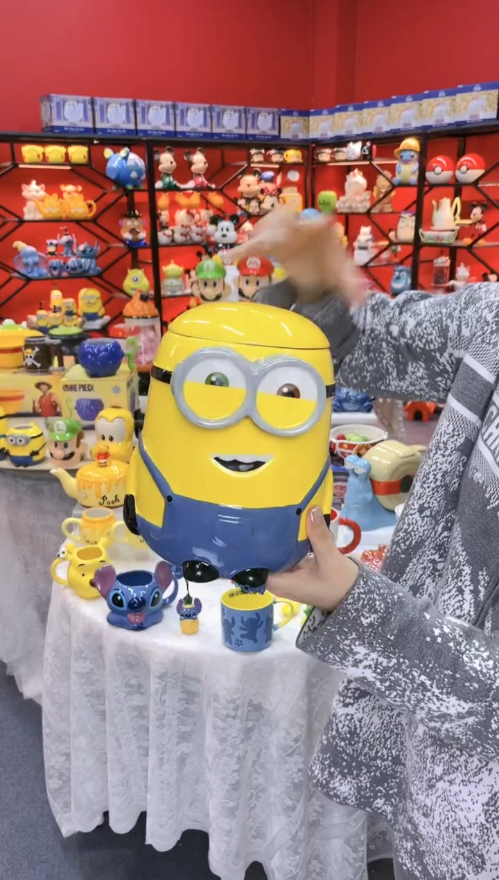 【闪购商品】.@@小黄人鲍勃储物罐