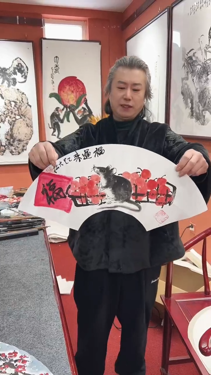 国画周大拙/国画/花鸟