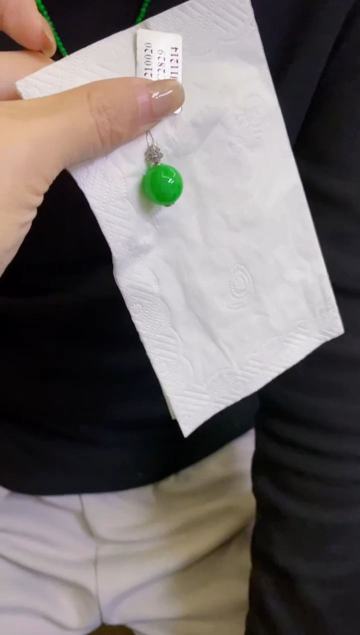 【闪购商品】定制翡翠18K金镶嵌珠子