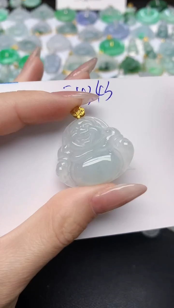 颈饰未镶嵌翡翠天然缅甸A货翡翠百元以上9元证书费自理