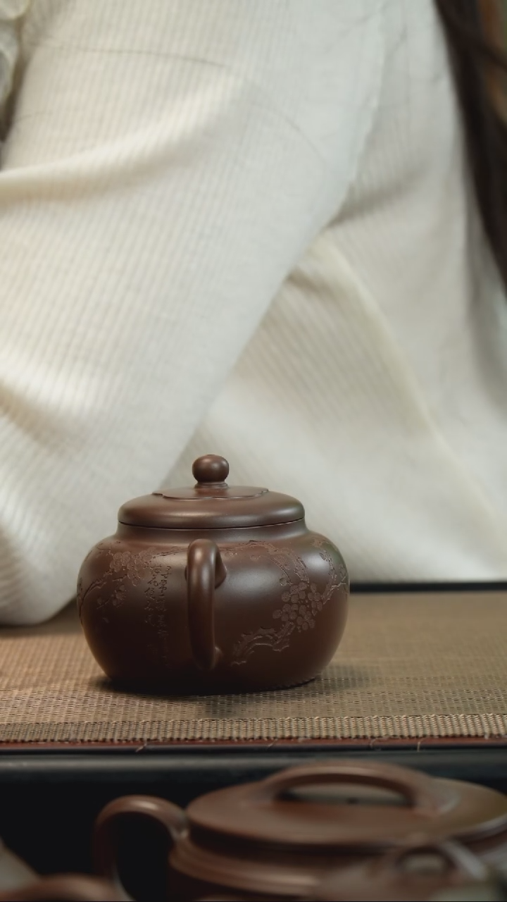 【闪购商品】紫砂茶壶老紫泥如棠