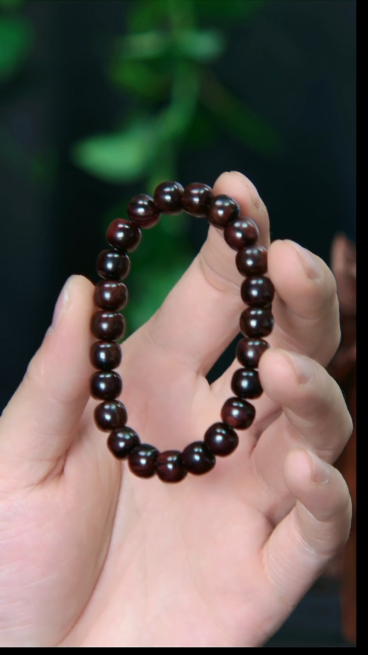 【闪购商品】黄花梨/降香黄檀手串/手链8-9紫油梨