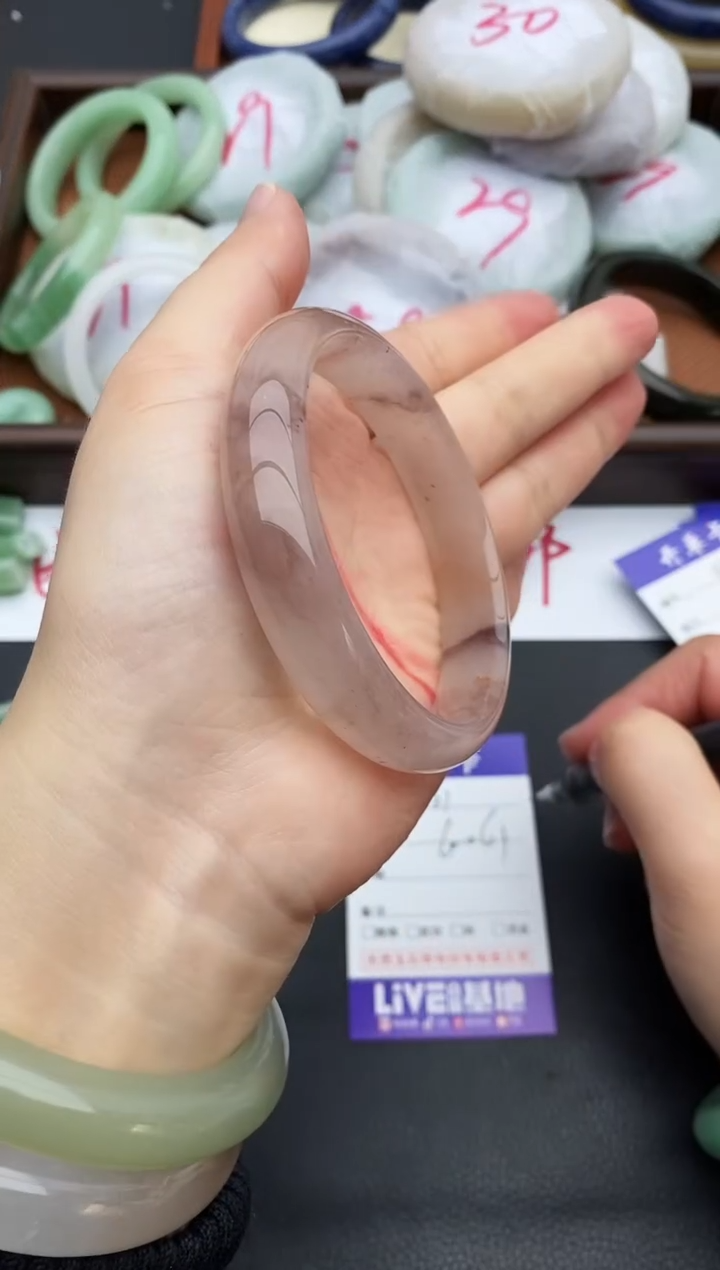 未镶嵌手镯石英质玉87+60/61