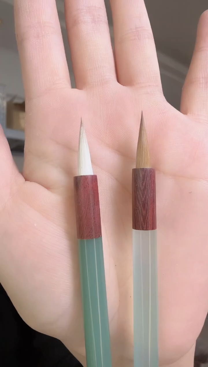 鲲鹏狼毫兼毫小楷2.0（2支套）不带盒子