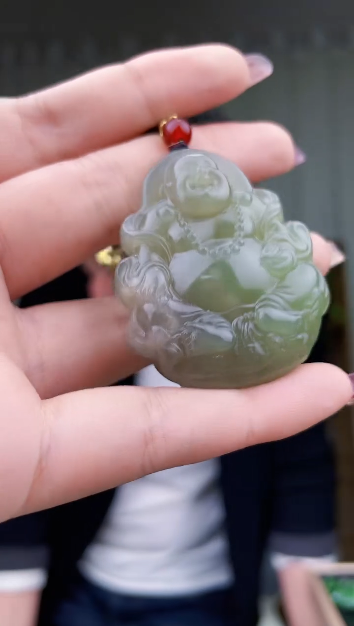 【闪购商品】和田玉挂件未镶嵌拍一发一，多样性发货！