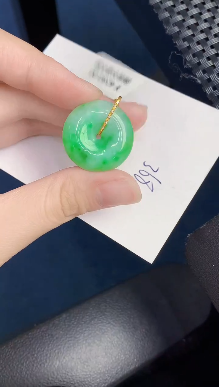 【闪购商品】翡翠颈饰18K金镶嵌000000000