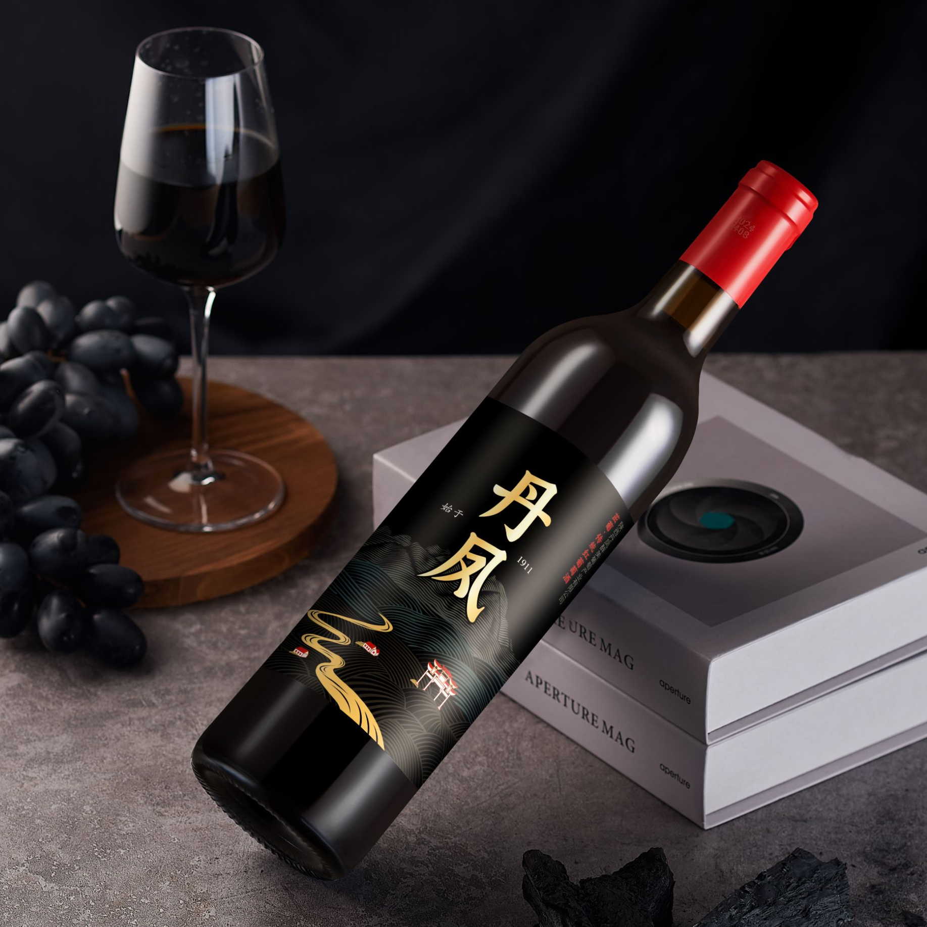 A东凤酒庄丹凤葡萄酒3甜1干组合装4瓶装（1箱）