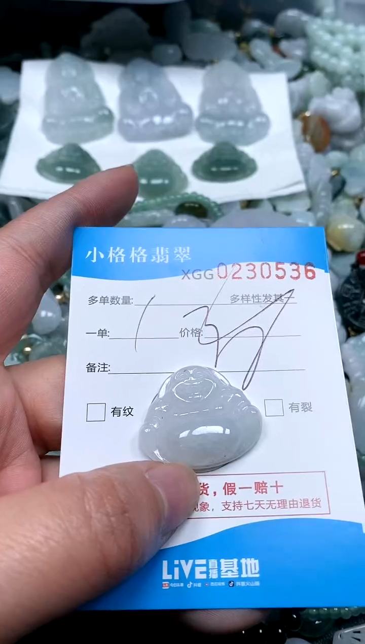 【闪购商品】翡翠颈饰未镶嵌闪购商品0230536