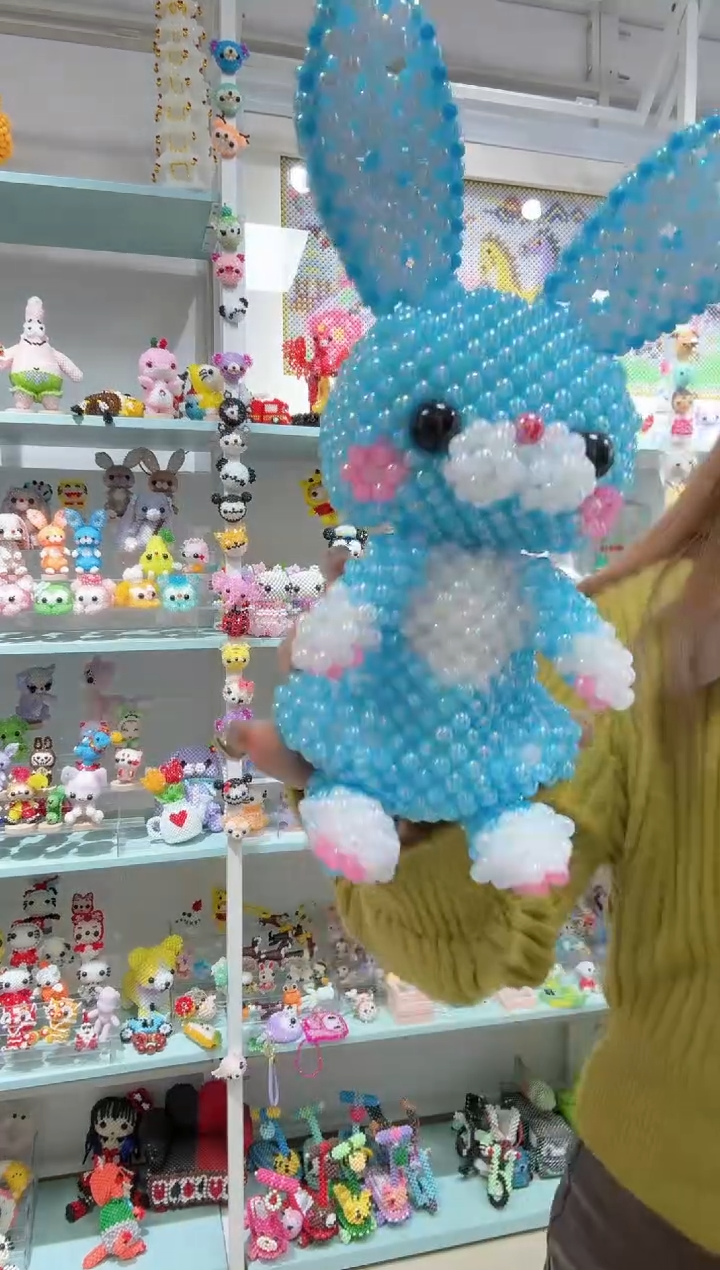 亚克力24018卡6马贝彩幸运兔材料包1套蓝色