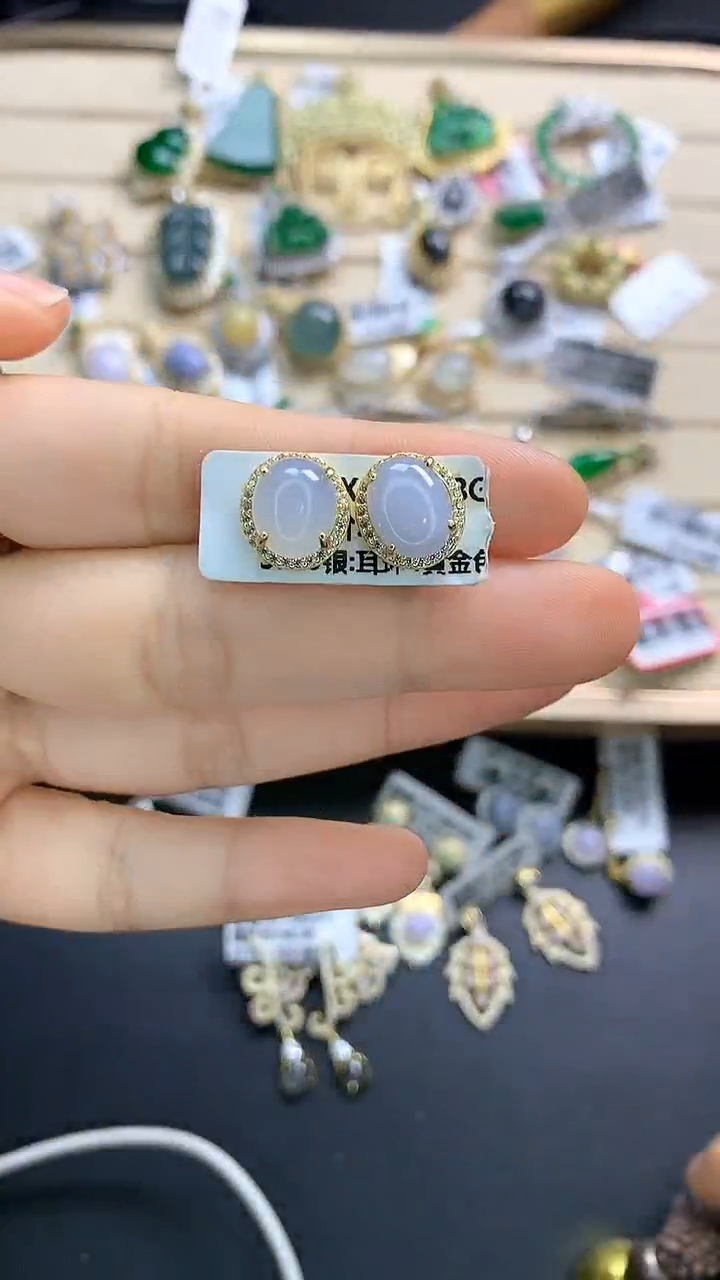 翡翠银S925镶嵌颈饰翡翠 银S925镶嵌 颈饰