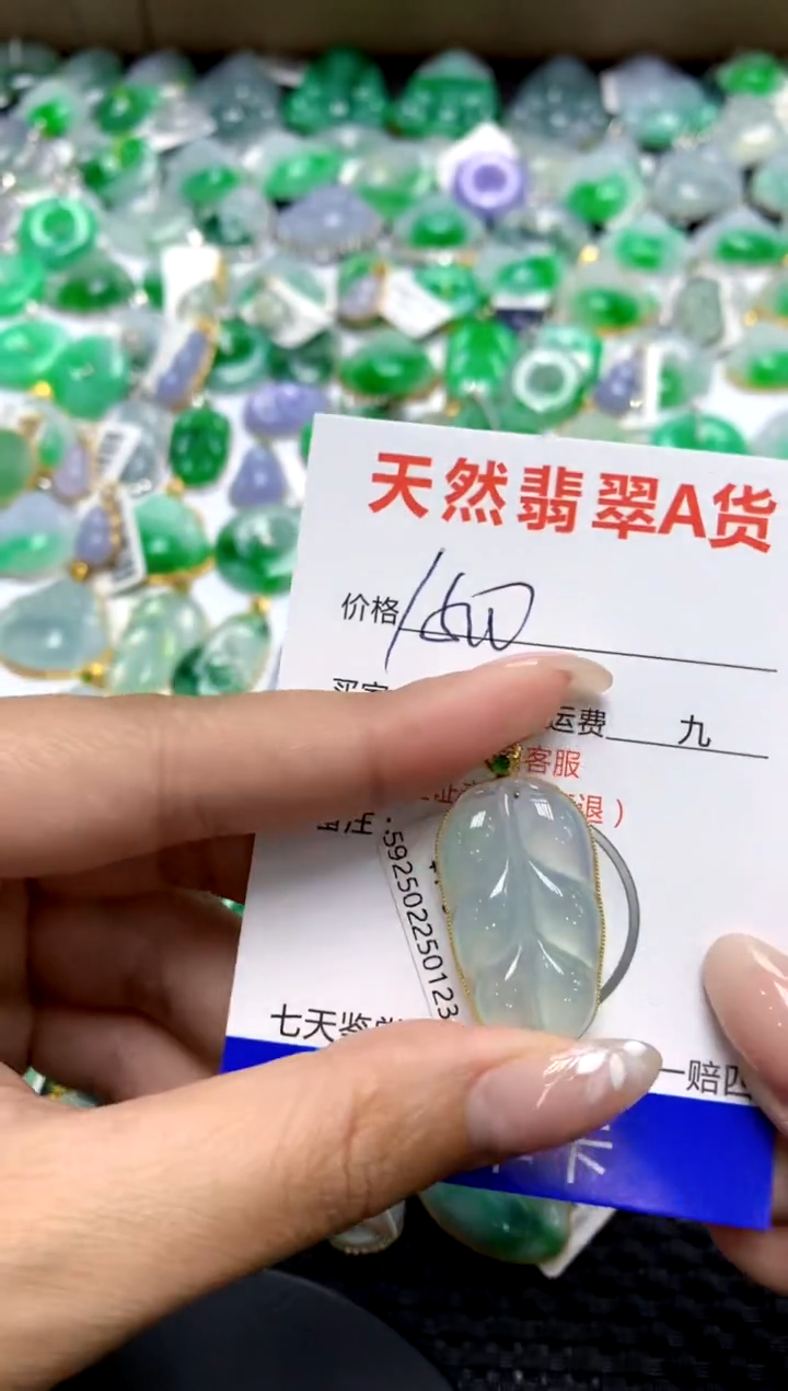 【闪购商品】翡翠颈饰18K金镶嵌111111111111