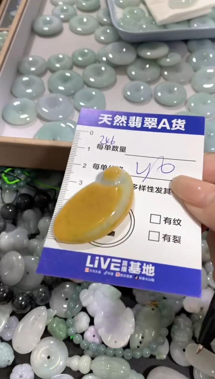 颈饰未镶嵌翡翠天然翡翠A货批量多样性发一件