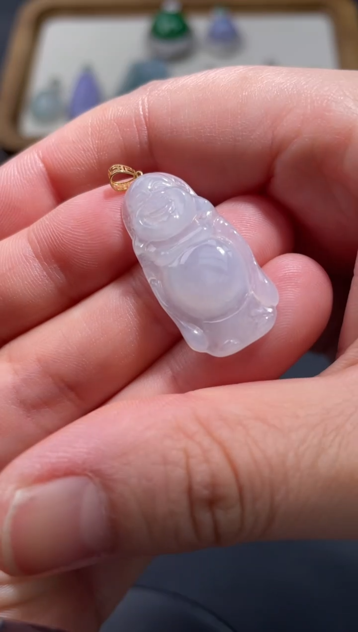 【闪购商品】翡翠颈饰18K金镶嵌5...........