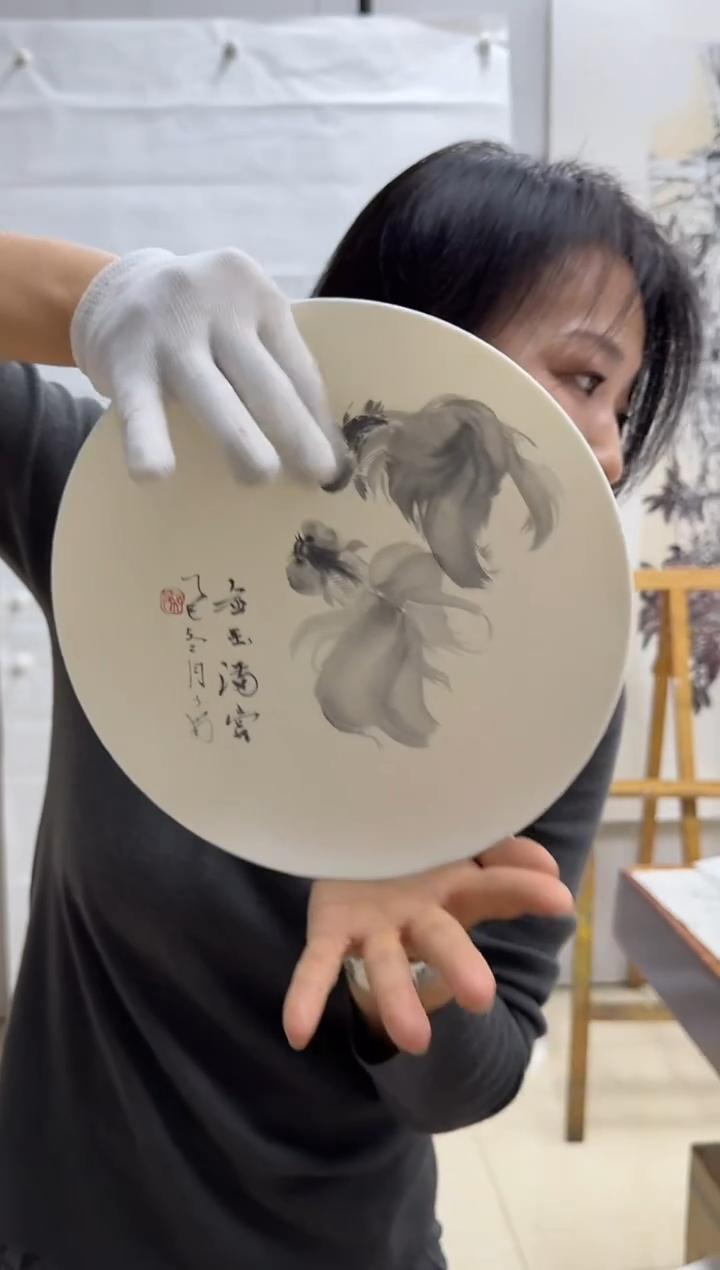 国画炳山艺术--秦老师作品 