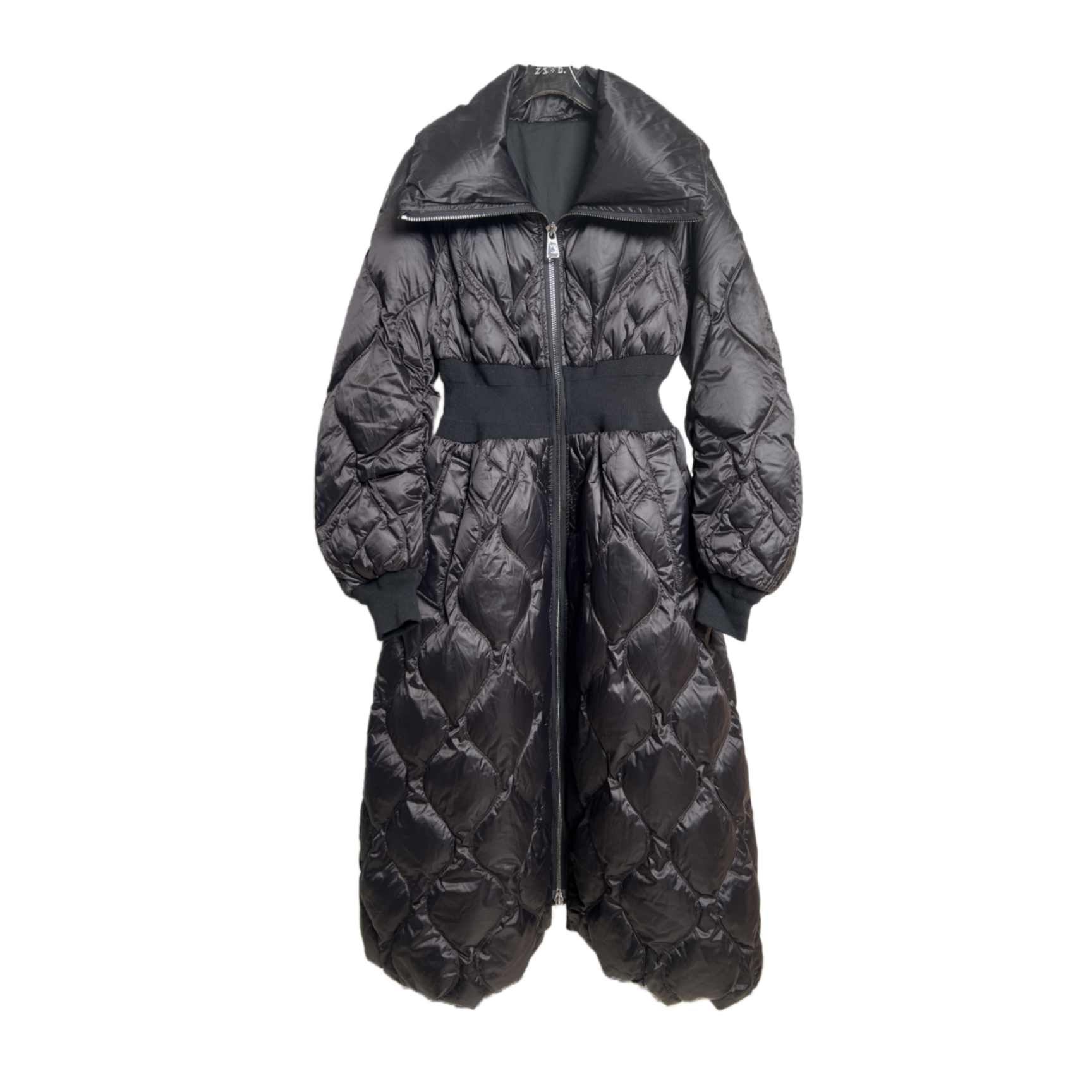 ZS+D炒柔光感绣花裙摆多功能鹅绒服 冬季优雅收腰羽绒服791A787Z