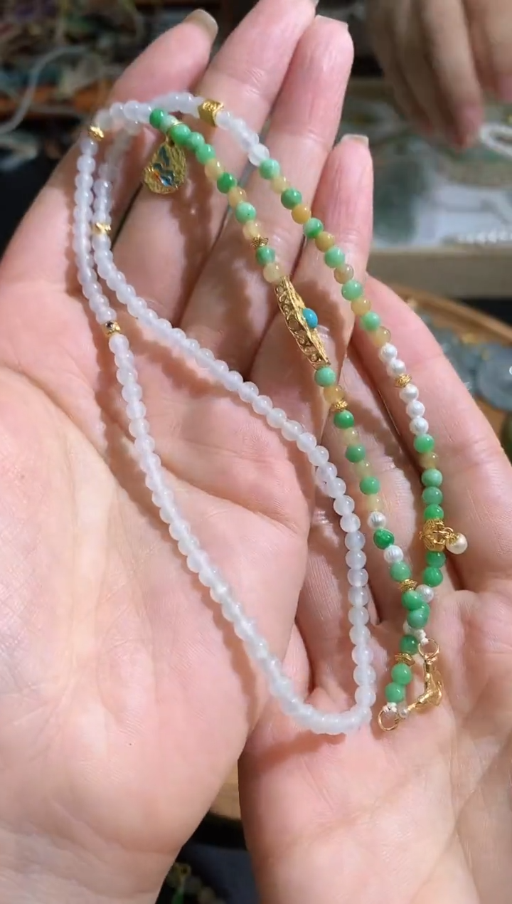【闪购商品】翡翠颈饰未镶嵌250308168