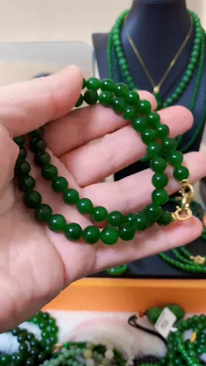 【闪购商品】和田玉（碧玉）项链未镶嵌8