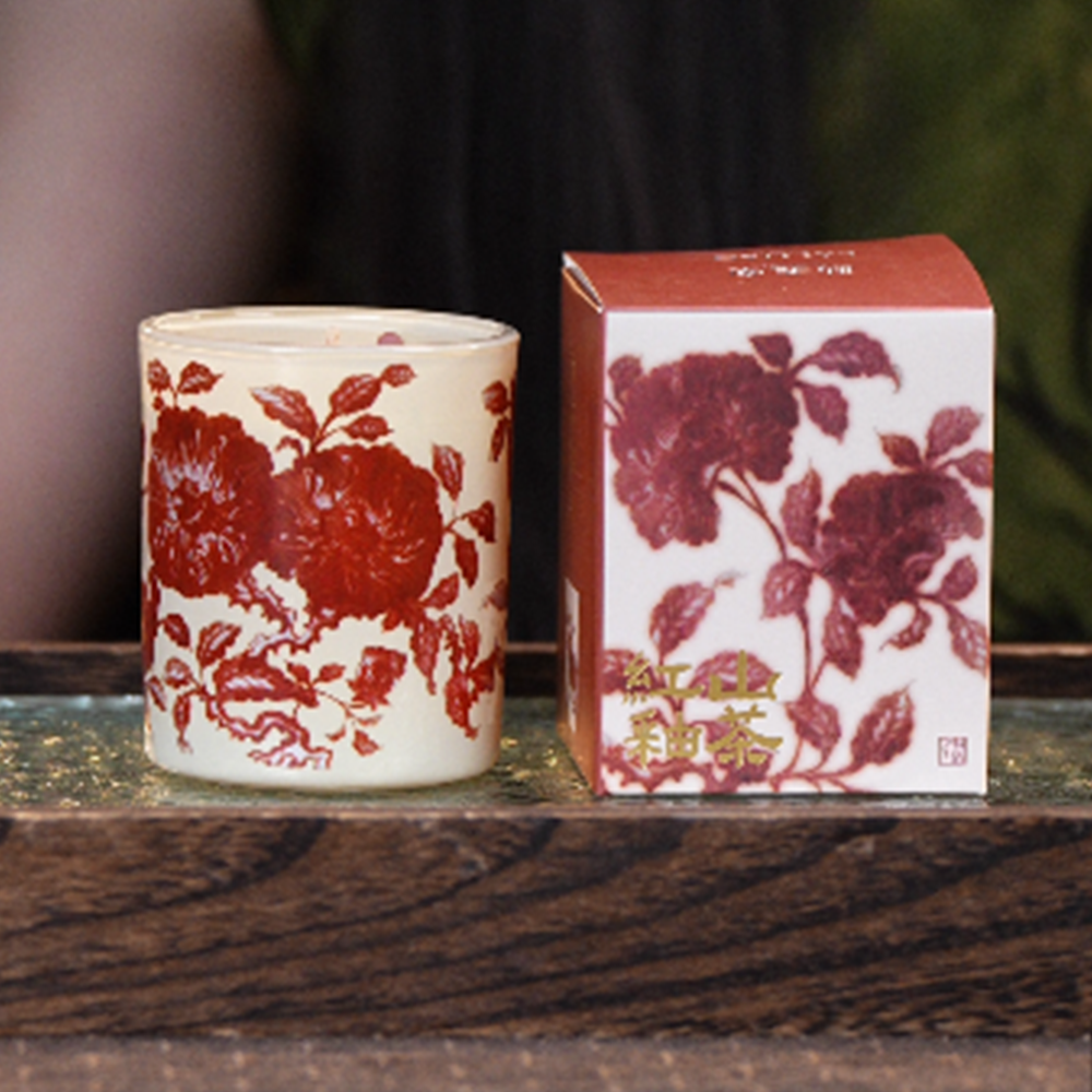 【央广甄瓷】勤义堂 山茶花蜡烛