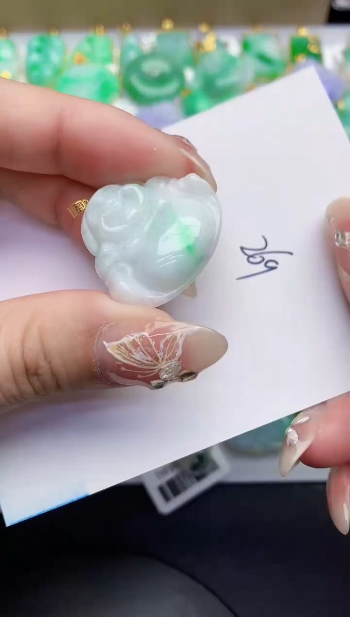 【闪购商品】翡翠颈饰18K金镶嵌000000000000