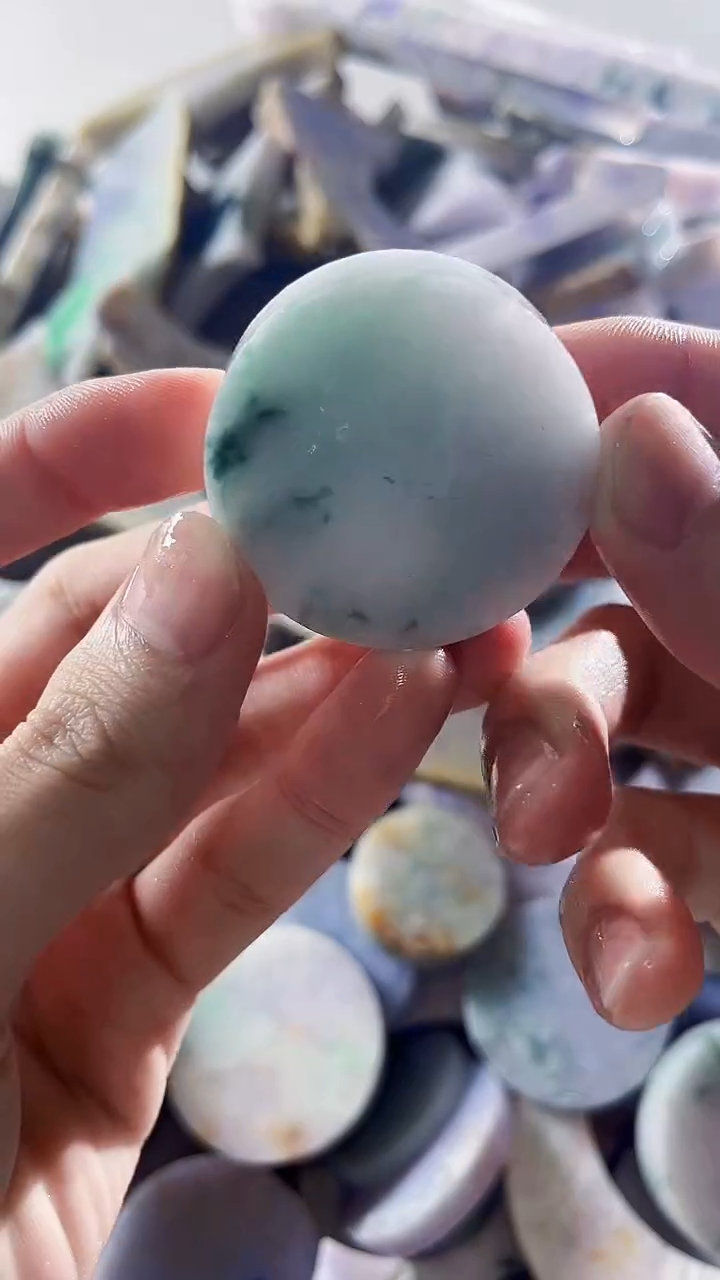 【闪购商品】翡翠裸石缅甸翡翠A货文356