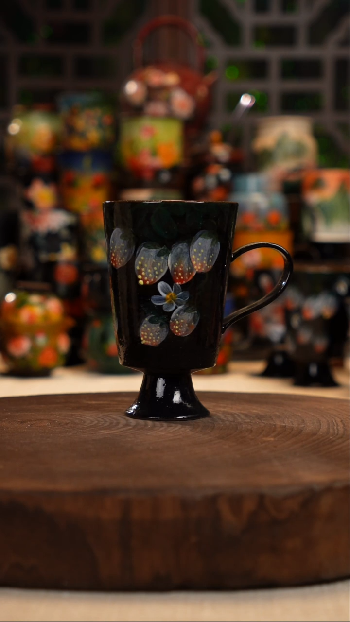 油画   釉下彩   杯子