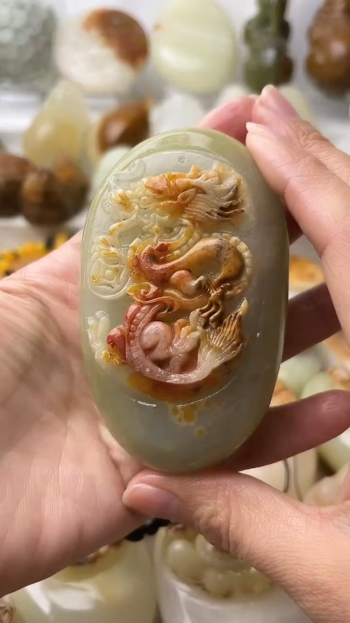 石材古青石棉纹正常不退换盘龙