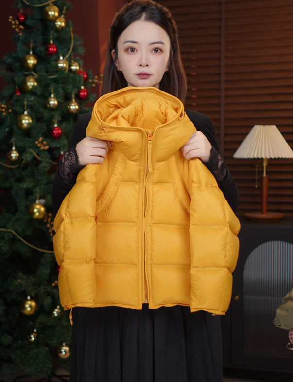 【橙心橙意】2025冬季儿童新款加厚保暖百搭潮酷羽绒服90512