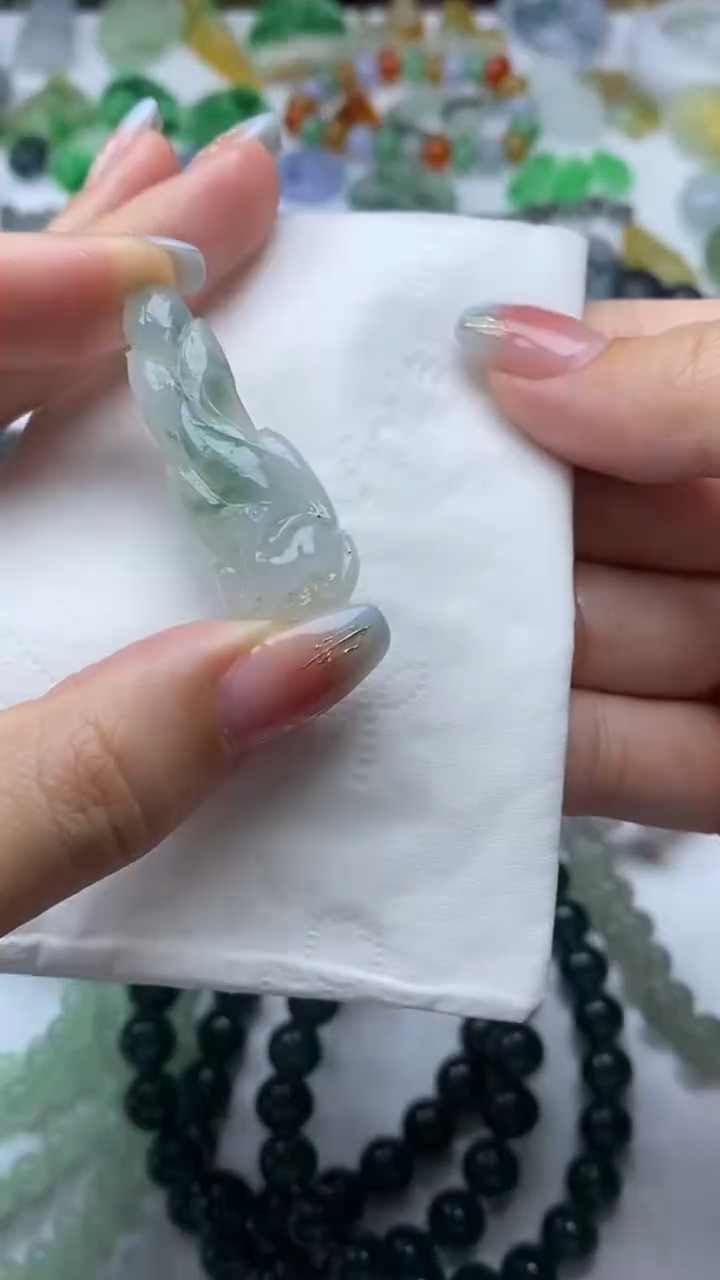 定制翡翠未镶嵌毛货定制不退不换