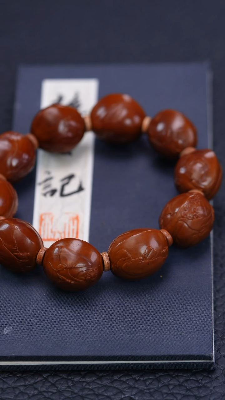 【闪购商品】橄榄核其他回血三藏仁进款2.2铁核不二法门手串