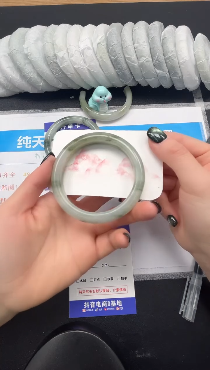 【闪购商品】石英质玉未镶嵌手镯204-58.1