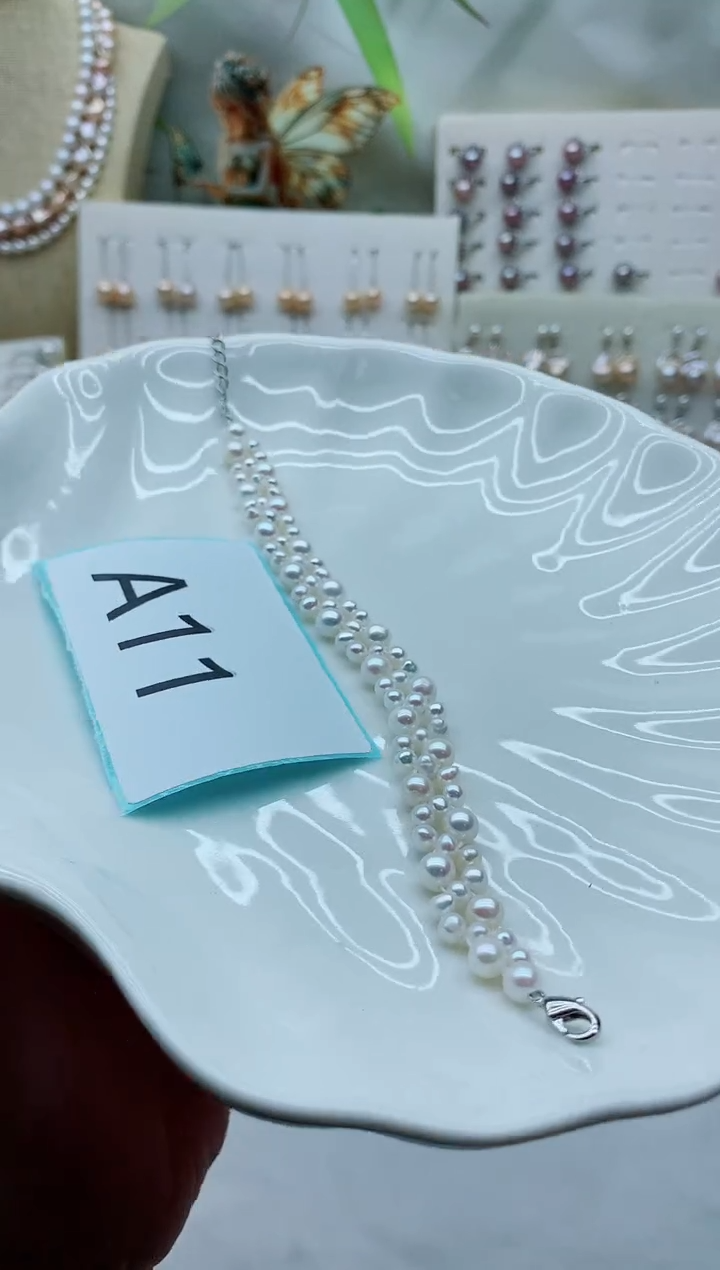 未镶嵌手绳淡水珍珠多样性发其一【非无瑕】