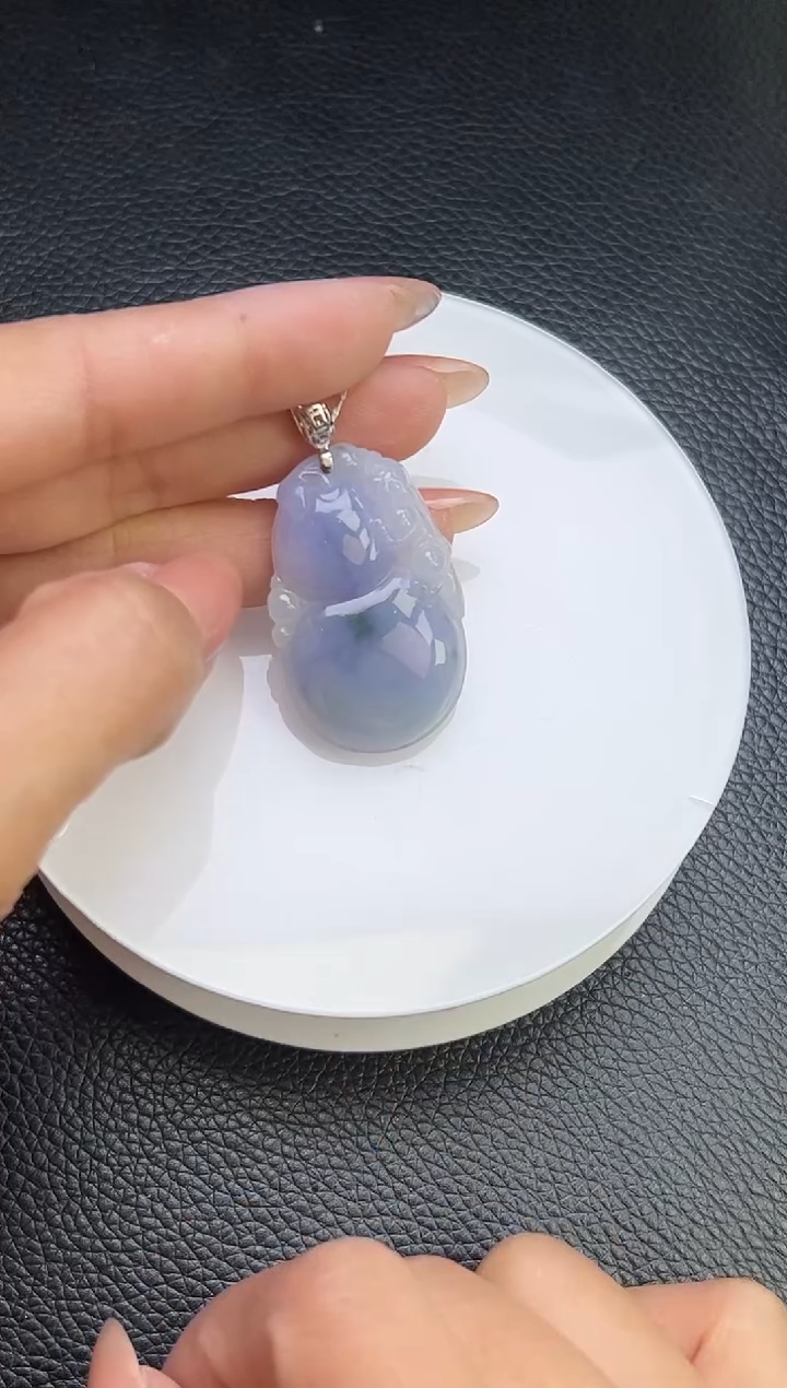 【闪购商品】翡翠颈饰18K金镶嵌YM972-9 葫芦